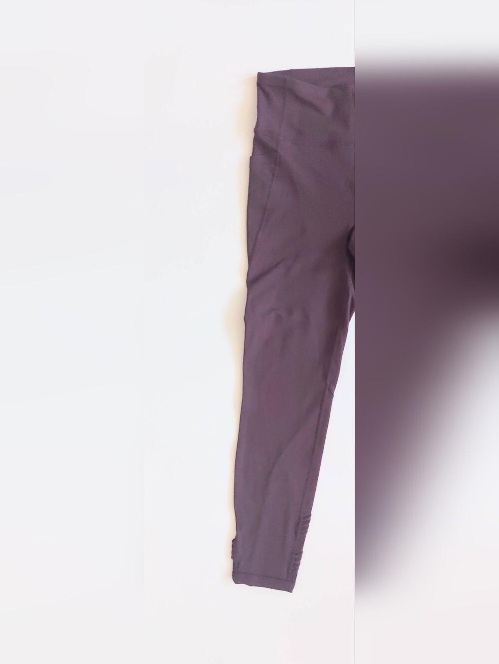 Calvin Klein Midrise Performance Leggings Womens Size Small Maroon Red - Picture 2 of 8